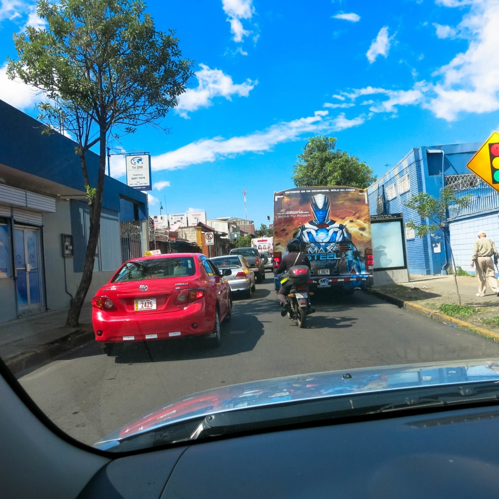 San Jose traffic Costa Rica