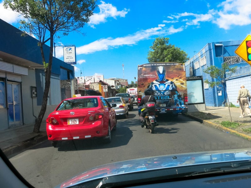 San Jose traffic Costa Rica